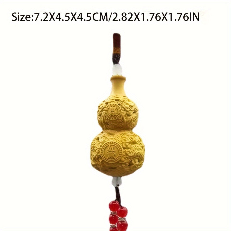 Feng Shui Wood Gourd – Wealth & Safety Charm for Home or Office