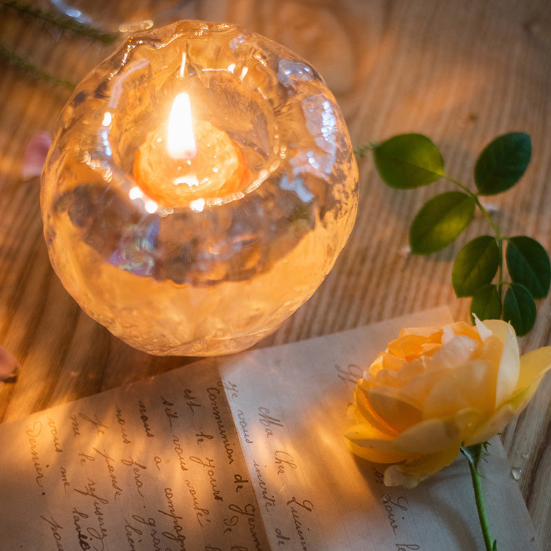Decorative Tabletop Ornaments Glass Romantic Candle Light