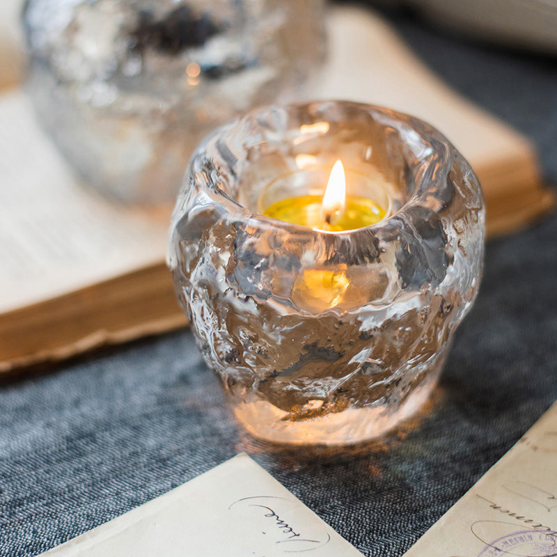 Decorative Tabletop Ornaments Glass Romantic Candle Light