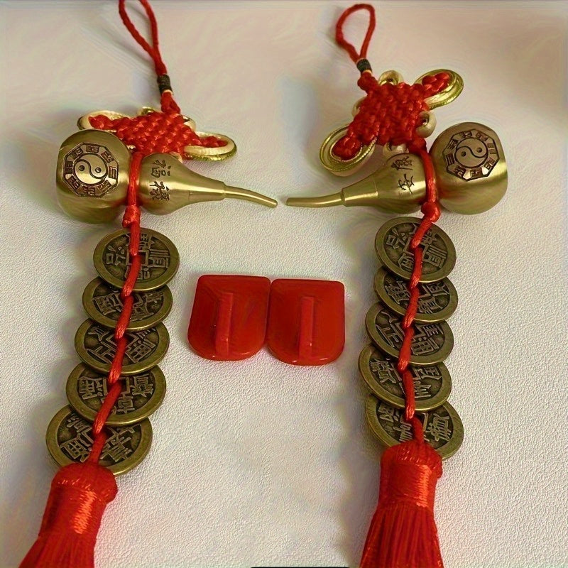 Copper Gourd Ornament – Traditional Wealth & Health Charm