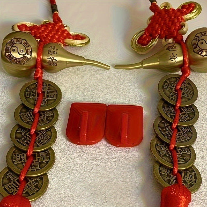 Copper Gourd Ornament – Traditional Wealth & Health Charm