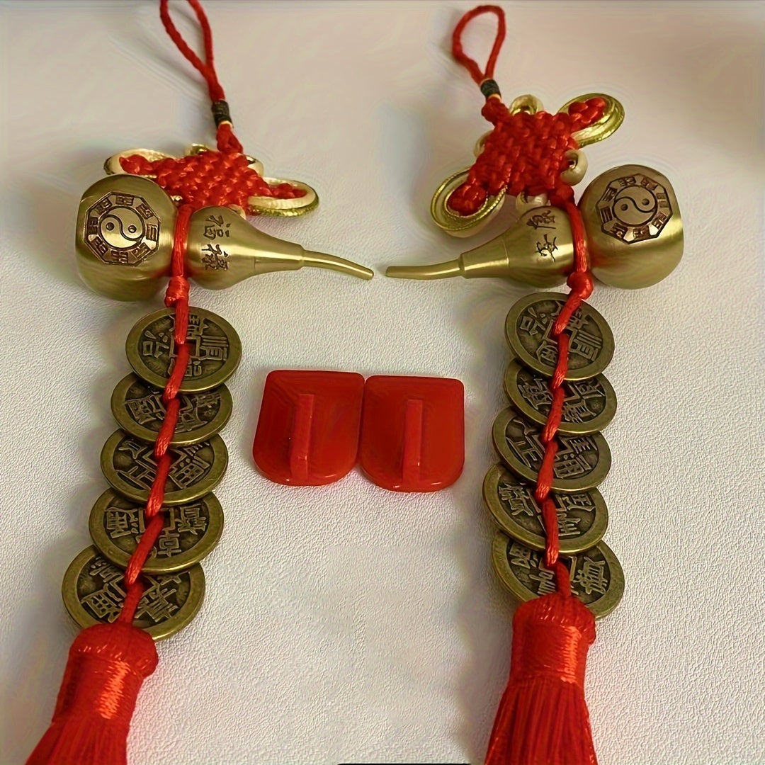 Copper Gourd Ornament – Traditional Wealth & Health Charm