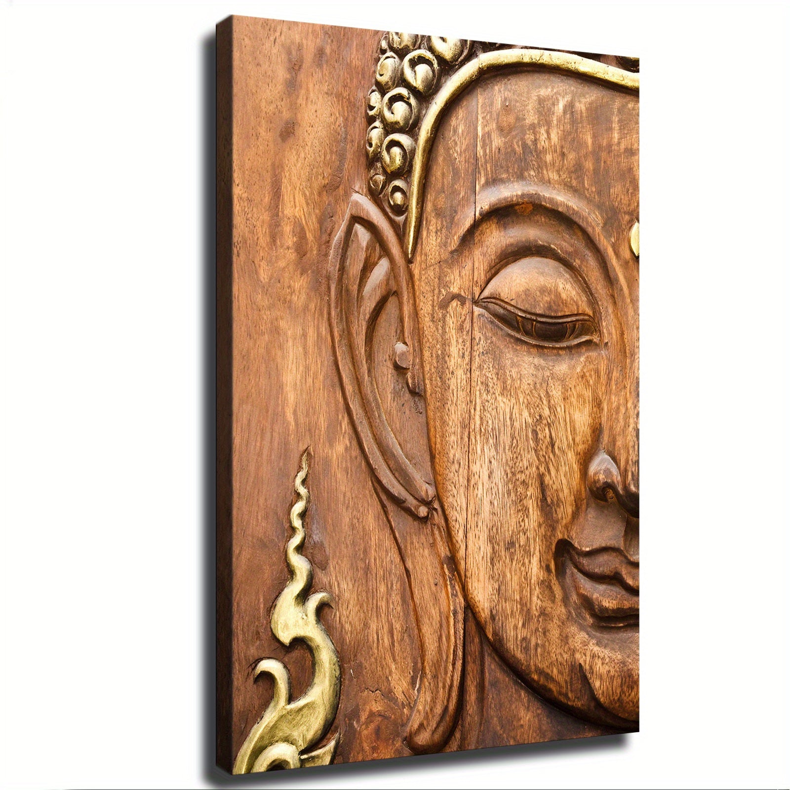 Buddha Woodcarving – Serene Wall Art for Mindful Decor