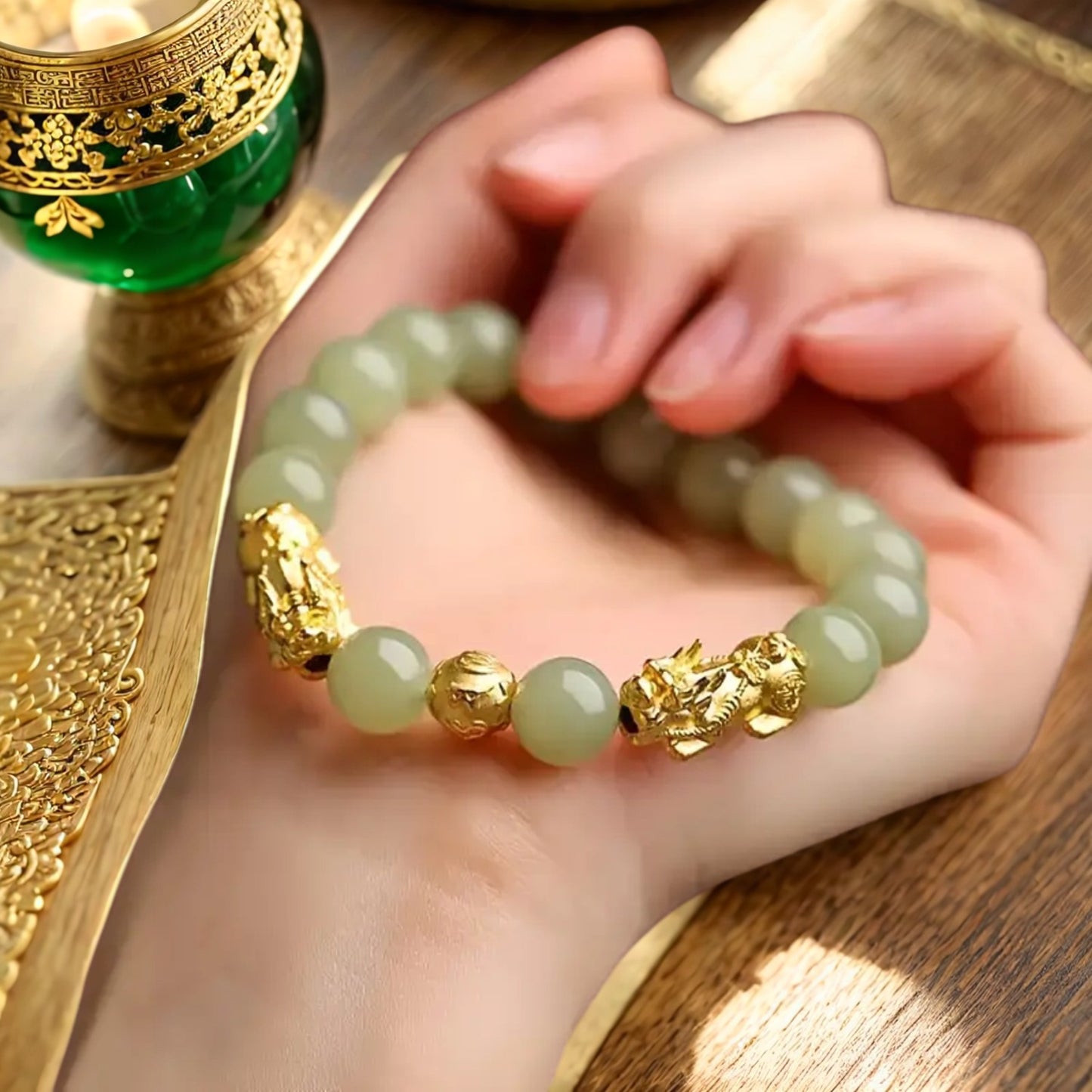 Wealth Pixiu Bracelet – Prosperity & Luck Beads, Ideal Holiday Gift