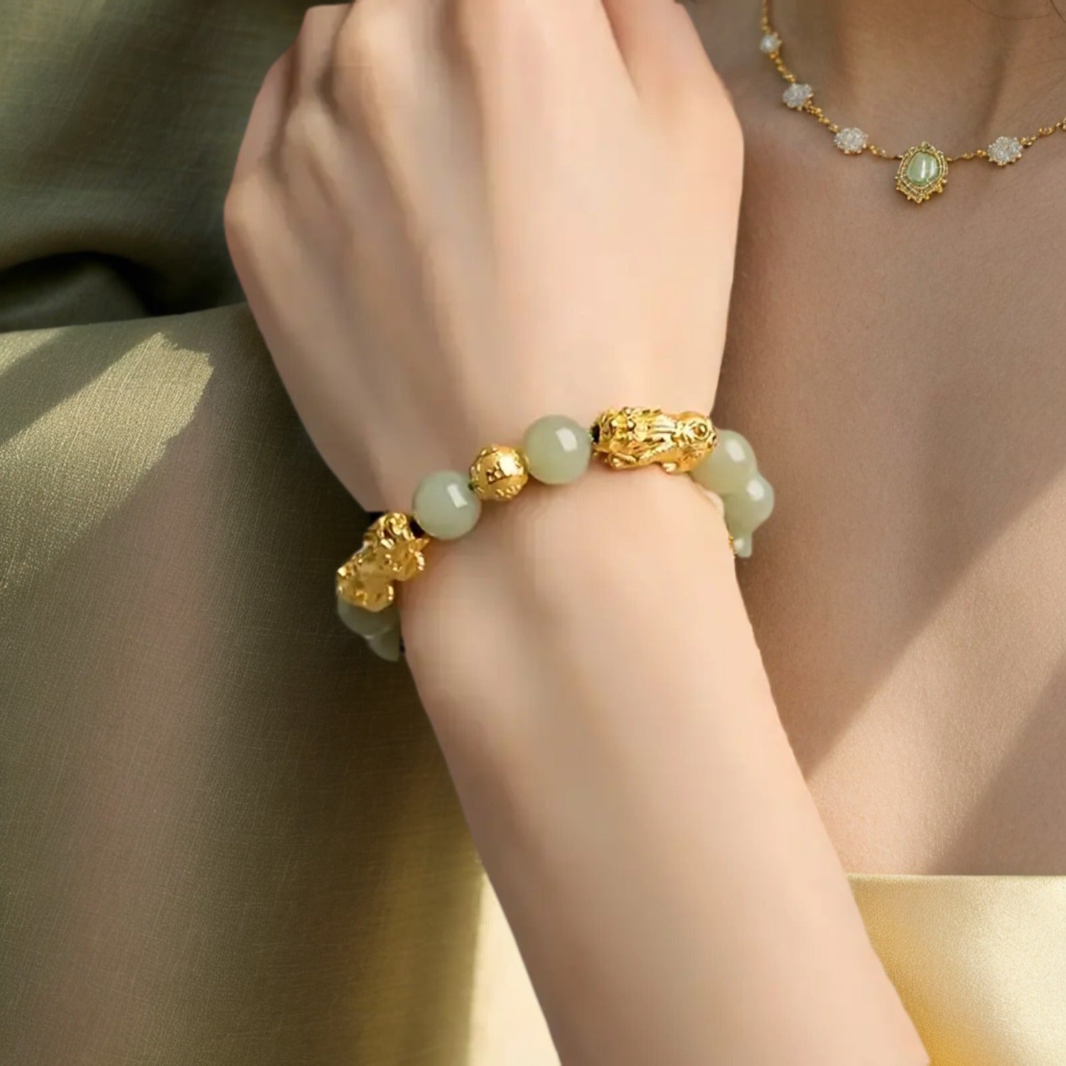 Wealth Pixiu Bracelet – Prosperity & Luck Beads, Ideal Holiday Gift