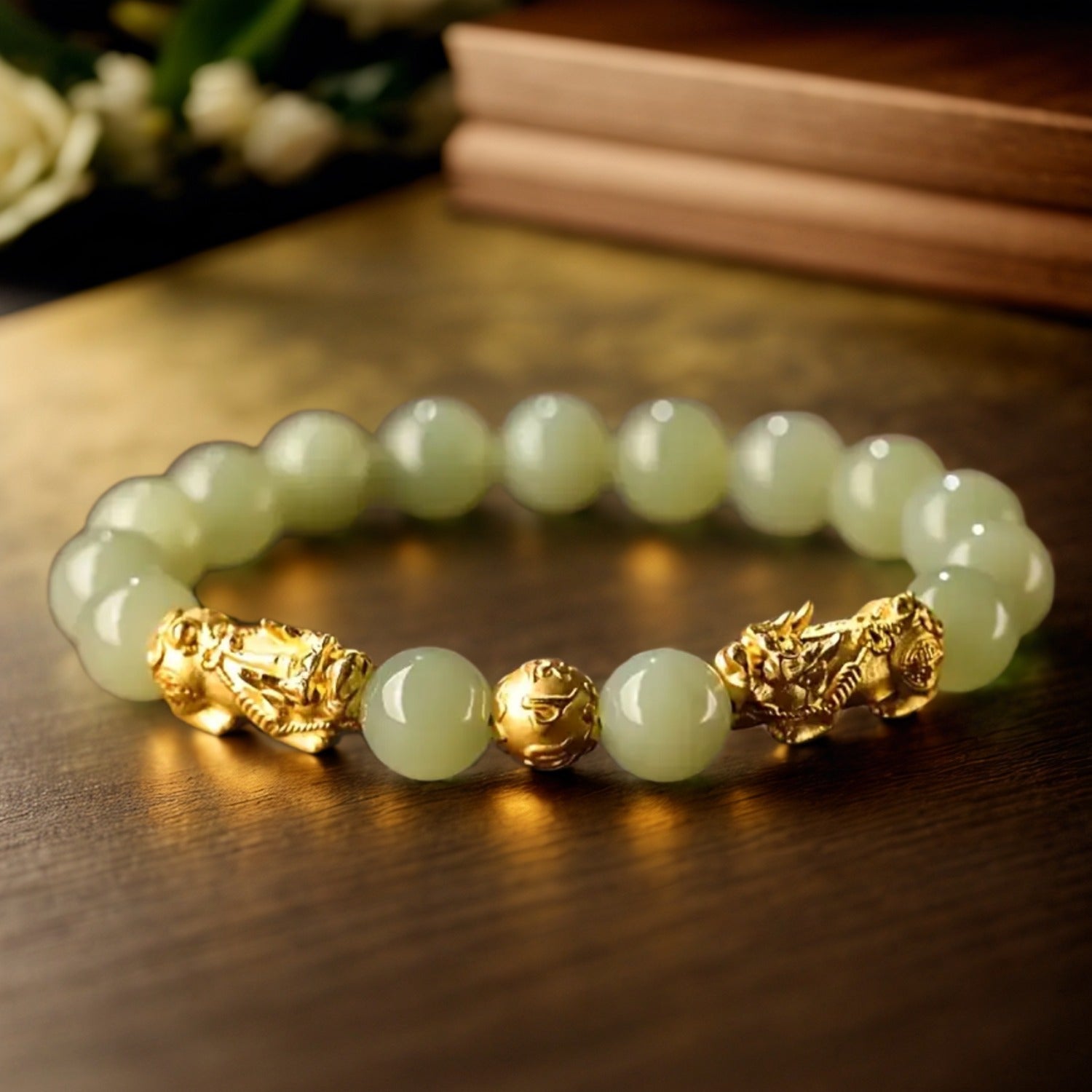 Wealth Pixiu Bracelet – Prosperity & Luck Beads, Ideal Holiday Gift