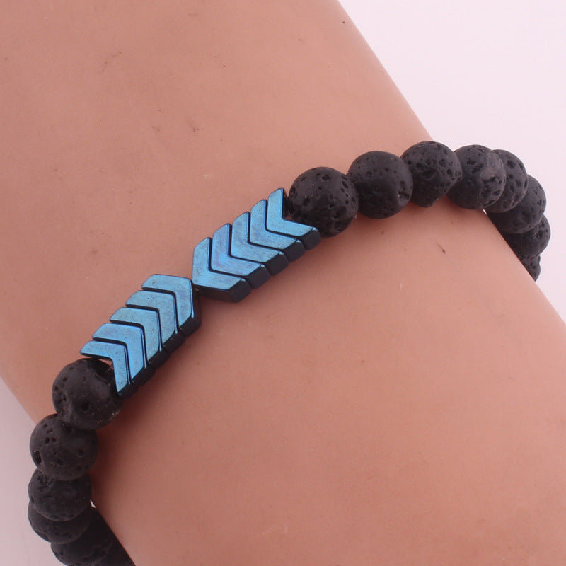 Blue Energy Stone Bracelet For Calm & Clarity