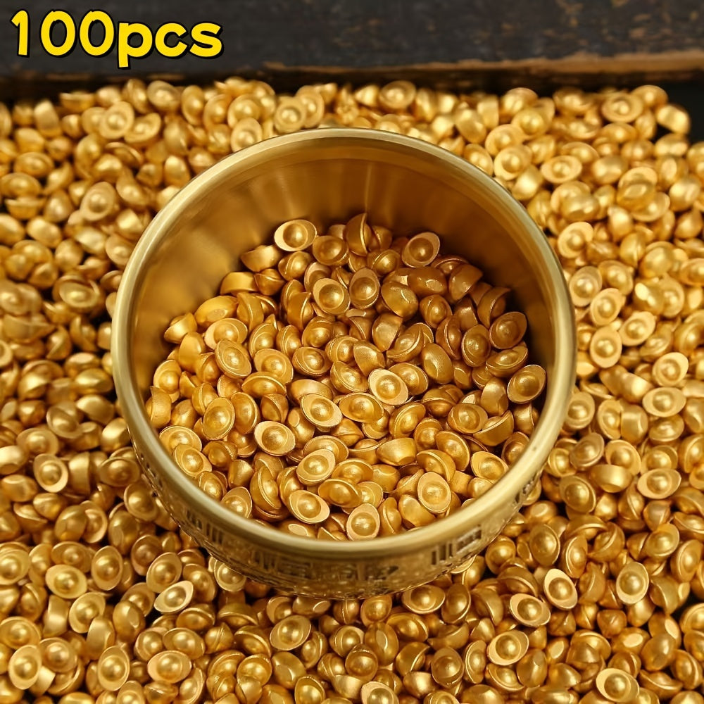 Feng Shui Gold Ingots (100 pcs) – Abundance & Success Charm