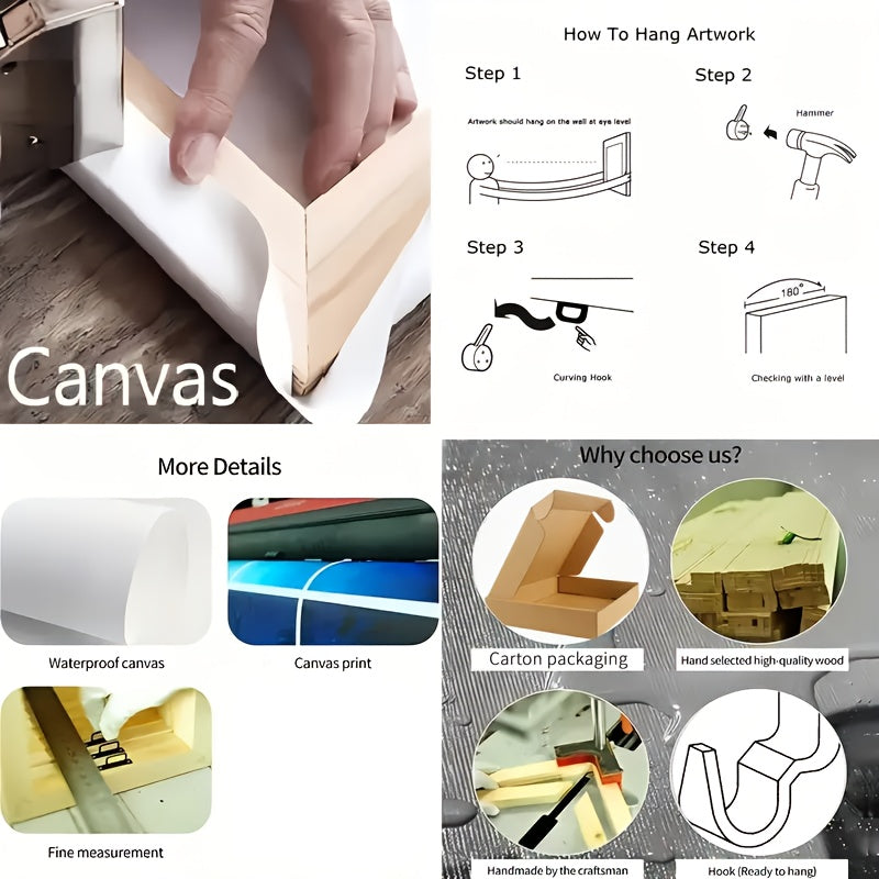 Japanese Bamboo Wall Art – Minimalist Wabi-Sabi Canvas Print