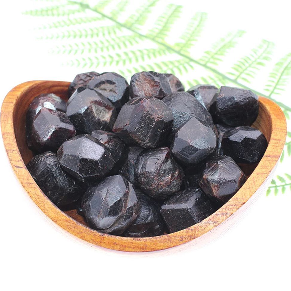 Authentic Red Garnet Crystal - Natural Rough Gemstone for Ho