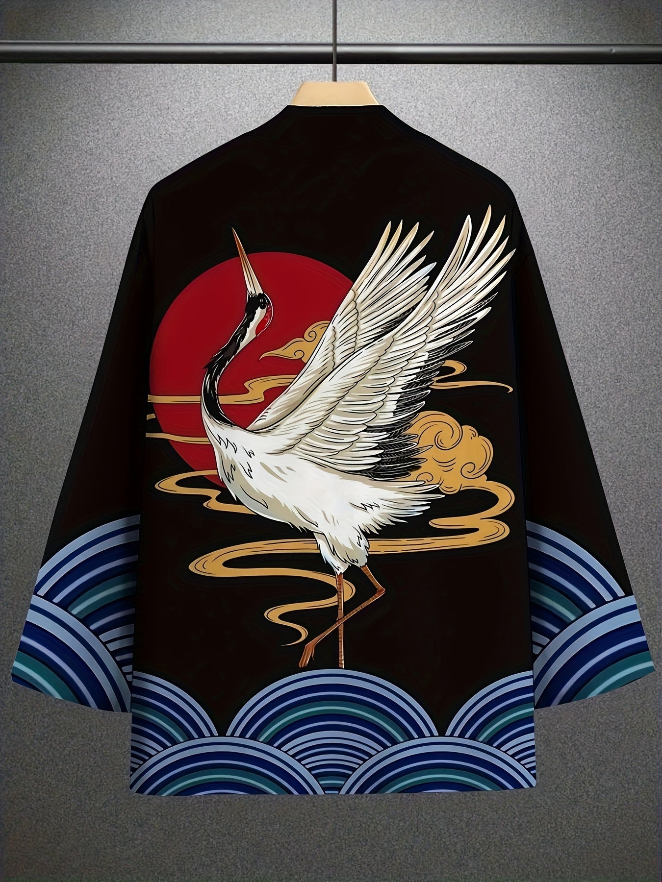 Boutique Wicks Sweat Japanese Summer Kimono Beach Shirt Cool