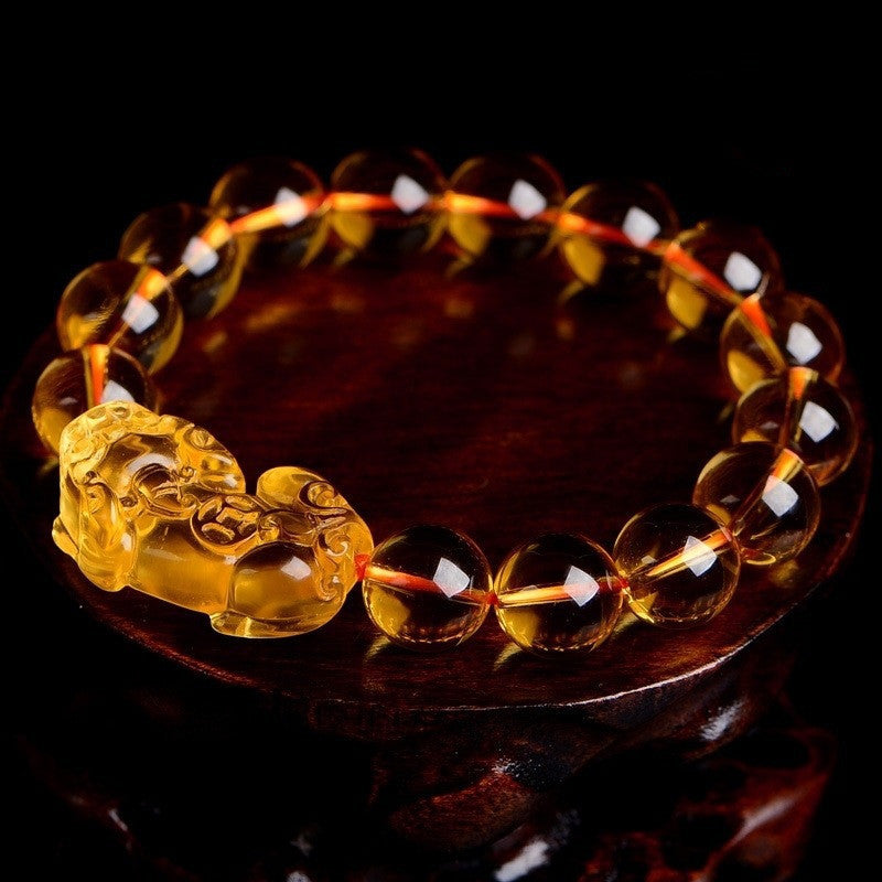 Obsidian Pixiu Bracelet – Powerful Wealth & Protection Amulet