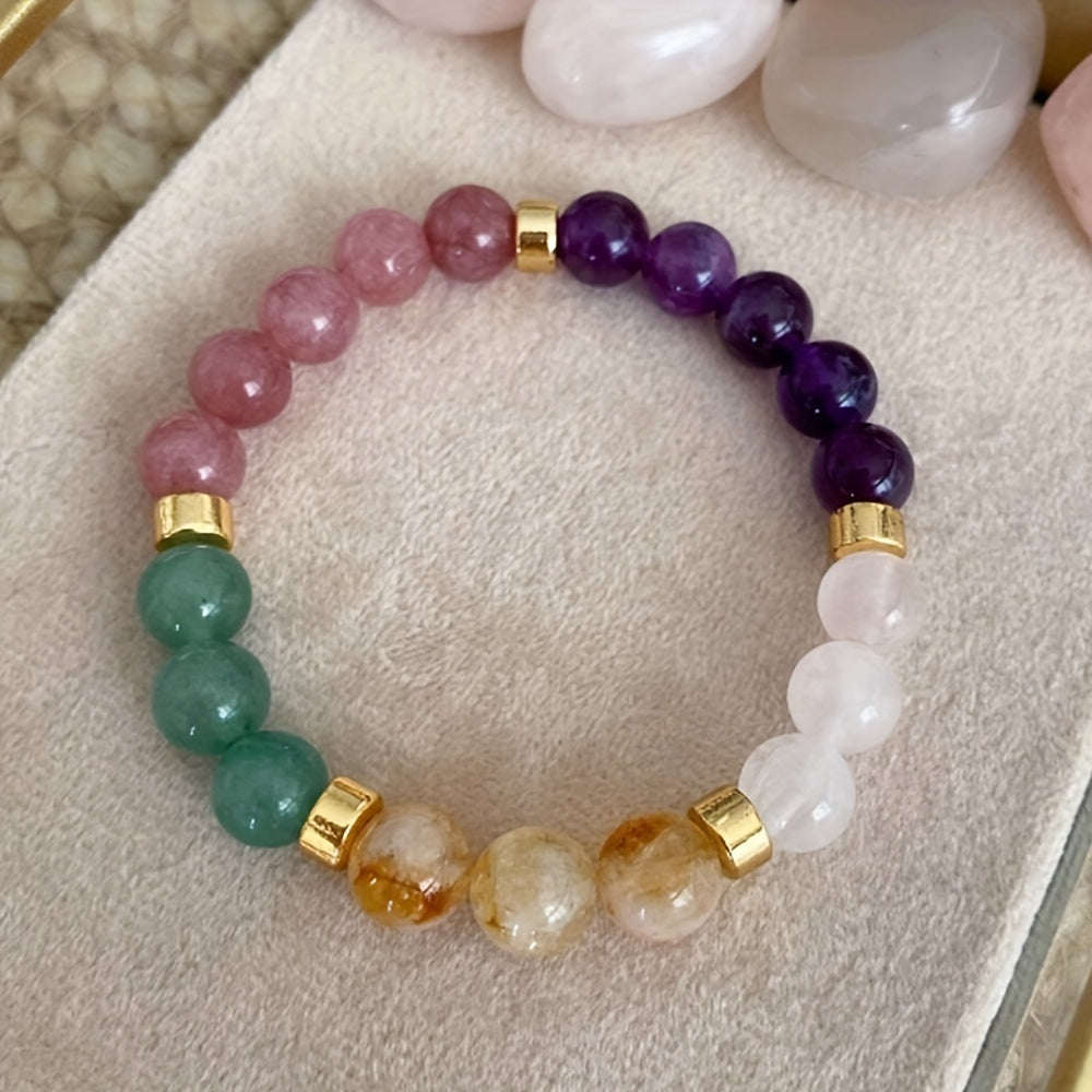 Relaxation Bracelet – Natural Epidote Stone for Calm Mind