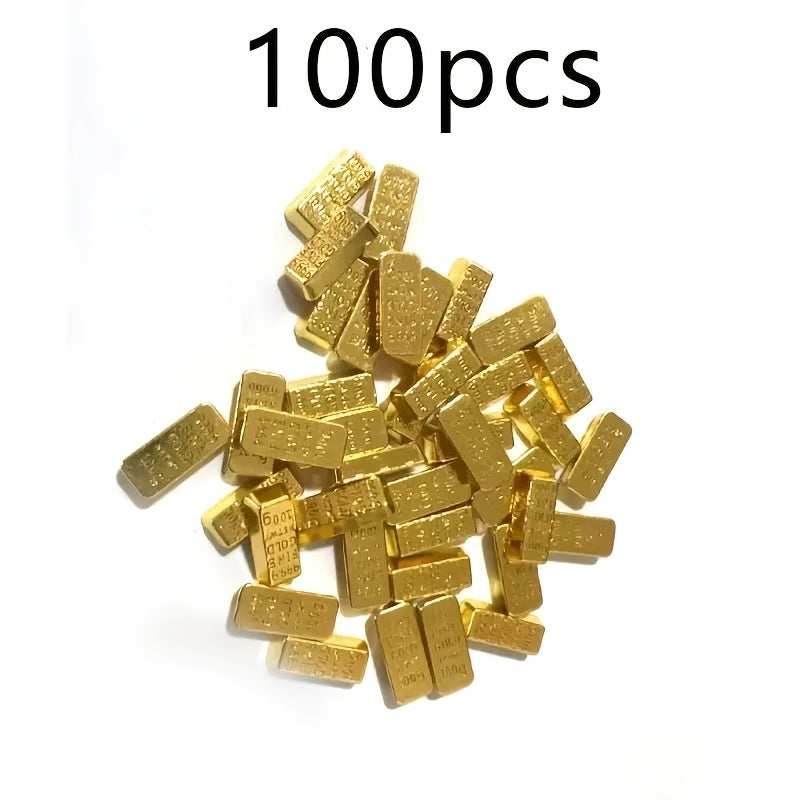 Mini Gold Bars (100 pcs) – Wealth Symbols for Gifts & Decor