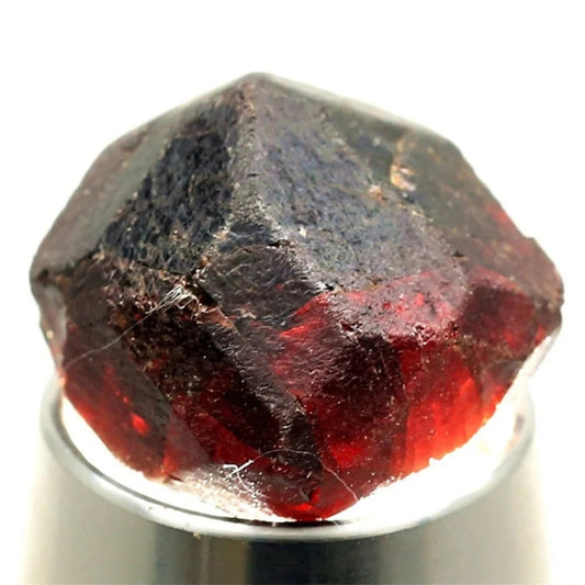 Authentic Red Garnet Crystal - Natural Rough Gemstone for Ho