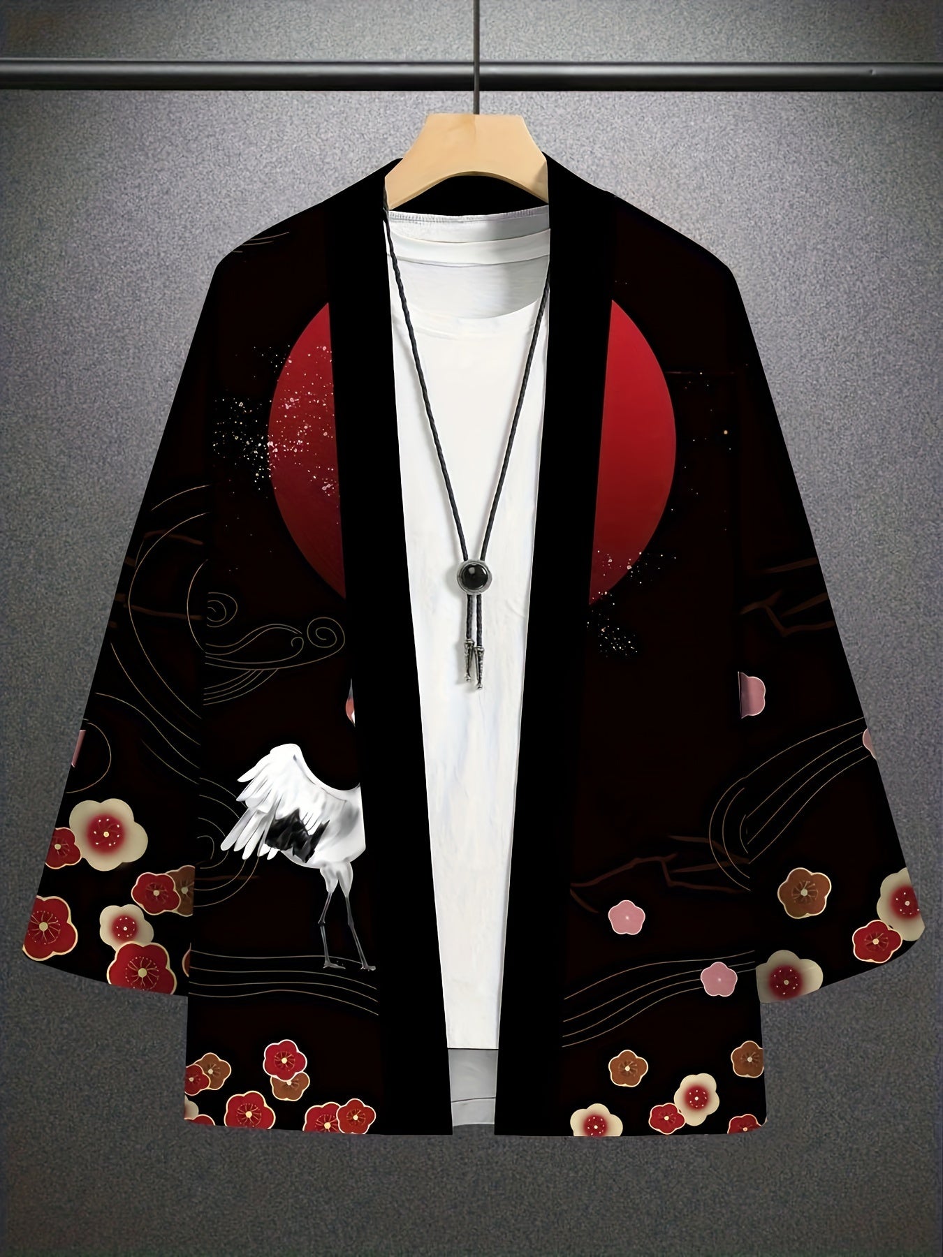 Boutique Wicks Sweat Japanese Summer Kimono Beach Shirt Cool