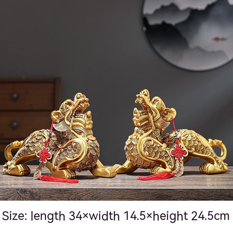 Decoration A Pair Bringing Fortune Feng Shui Living Room