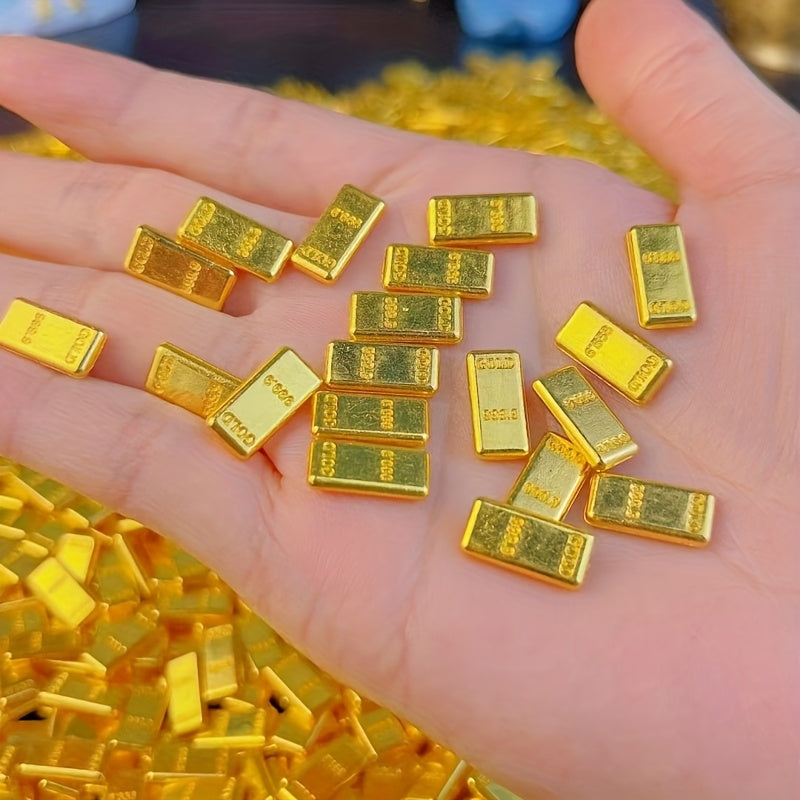 Mini Gold Bars (100 pcs) – Wealth Symbols for Gifts & Decor