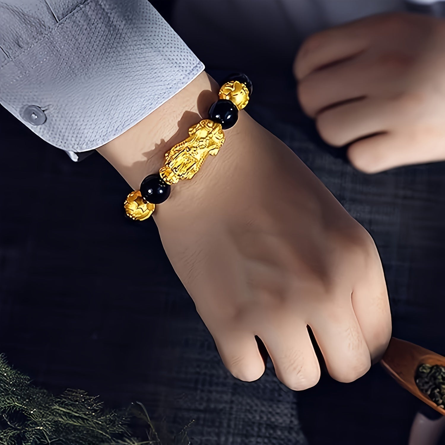 3pcs Pixiu Charm Bracelets – Feng Shui Wealth Set for Men & Women