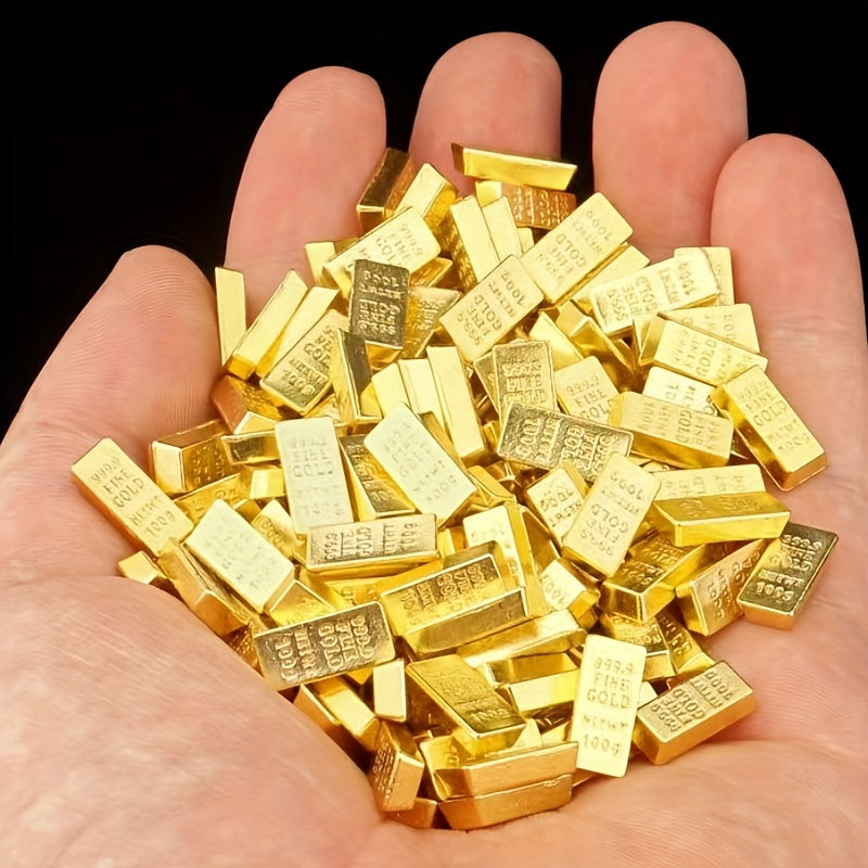 Mini Gold Bars (100 pcs) – Wealth Symbols for Gifts & Decor
