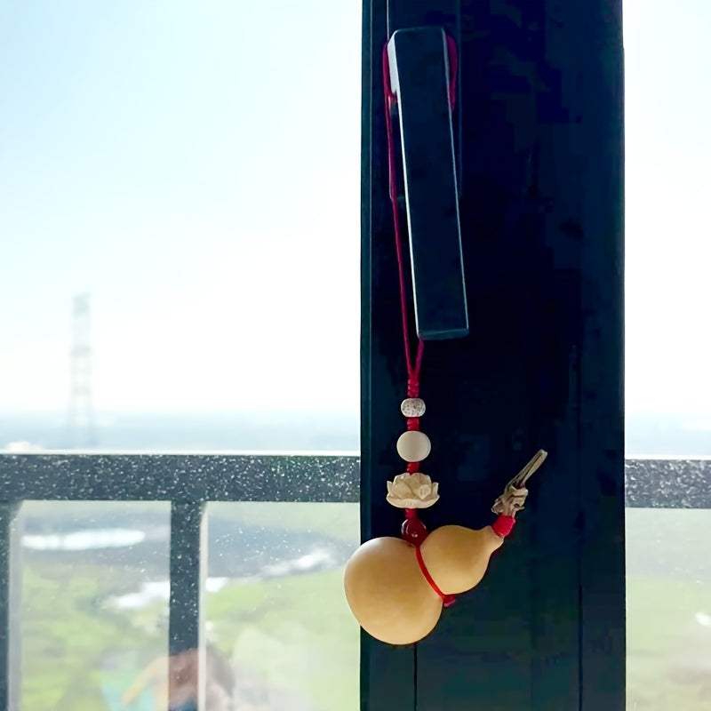 Natural Gourd Pendant – Good Luck Feng Shui Mascot & Gift