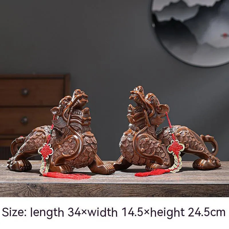 Decoration A Pair Bringing Fortune Feng Shui Living Room