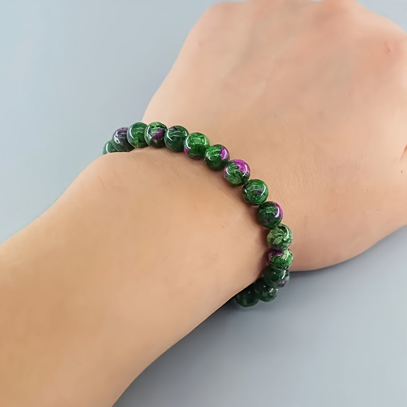 Relaxation Bracelet – Natural Epidote Stone for Calm Mind