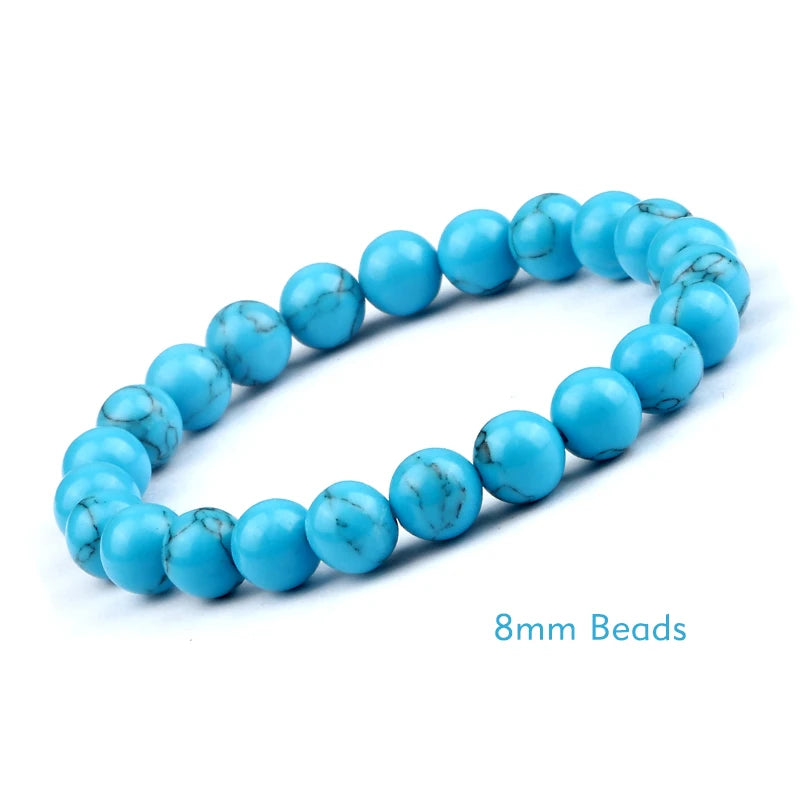 White Stone Meditation Bracelet – Simple & Stretchy for Daily Calm