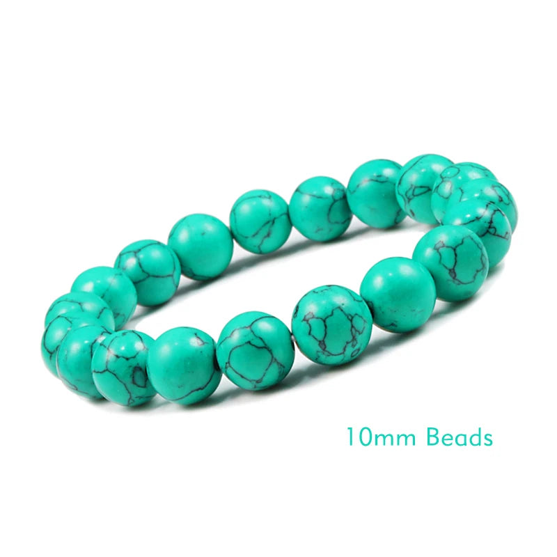 White Stone Meditation Bracelet – Simple & Stretchy for Daily Calm
