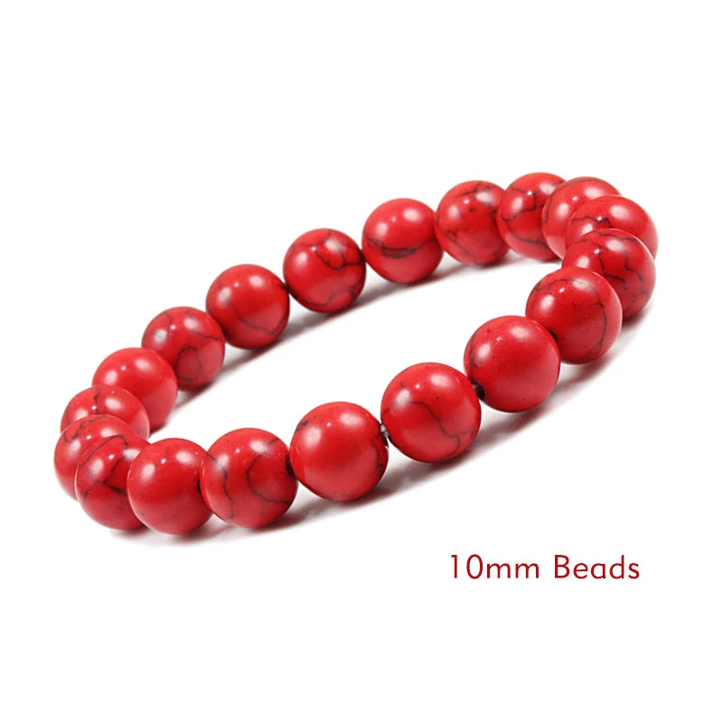 White Stone Meditation Bracelet – Simple & Stretchy for Daily Calm