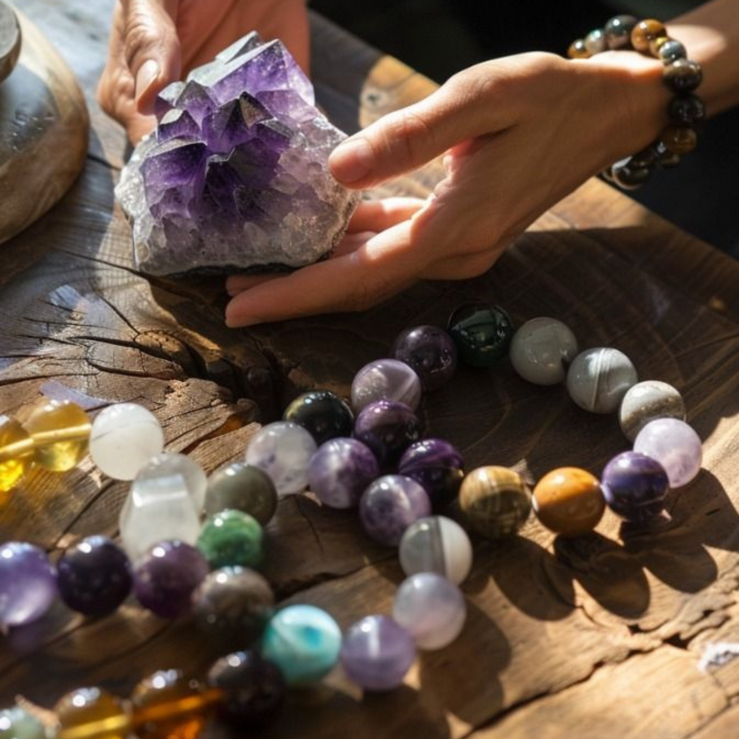 Customized Feng Shui Bracelet – Natural Stones Gift Set