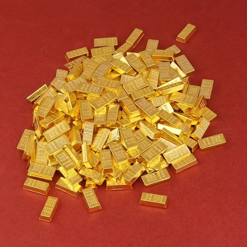 Mini Gold Bars (100 pcs) – Wealth Symbols for Gifts & Decor