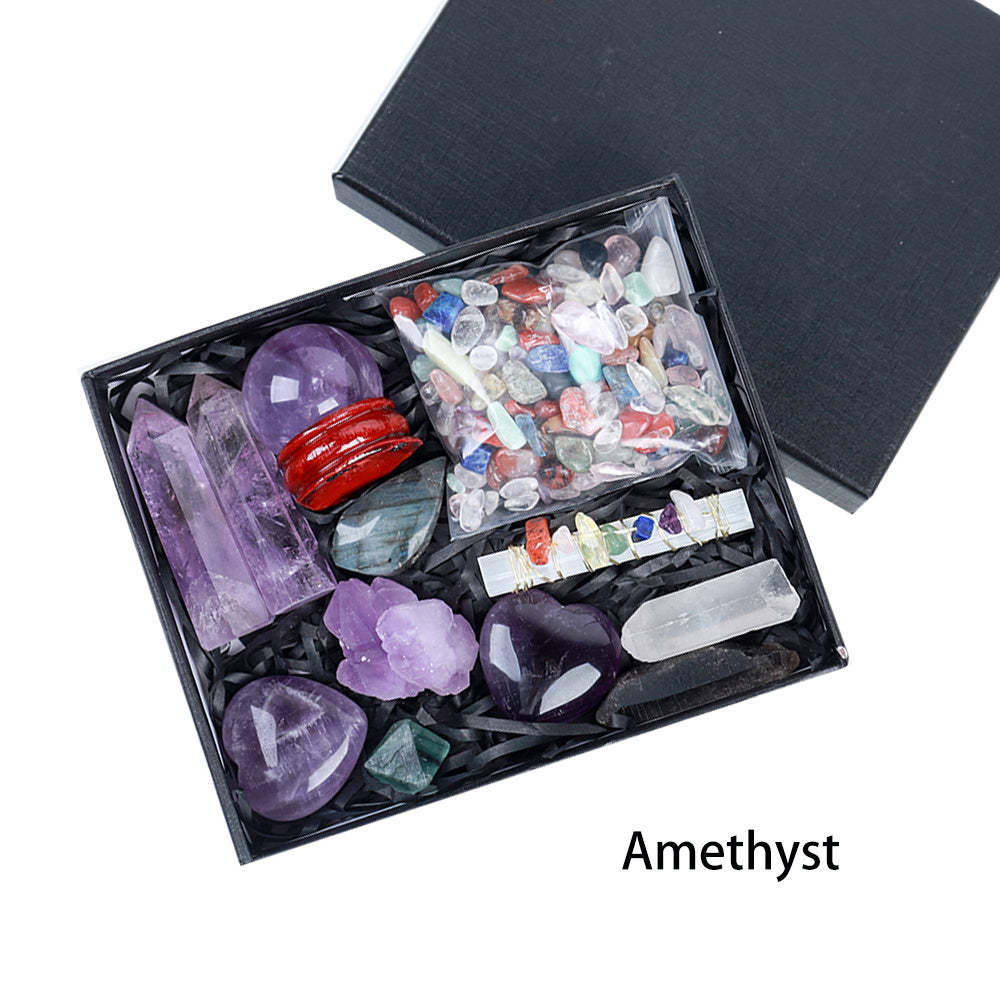 Energy Crystal Ball – Mixed Crushed Stone for Balance & Focus