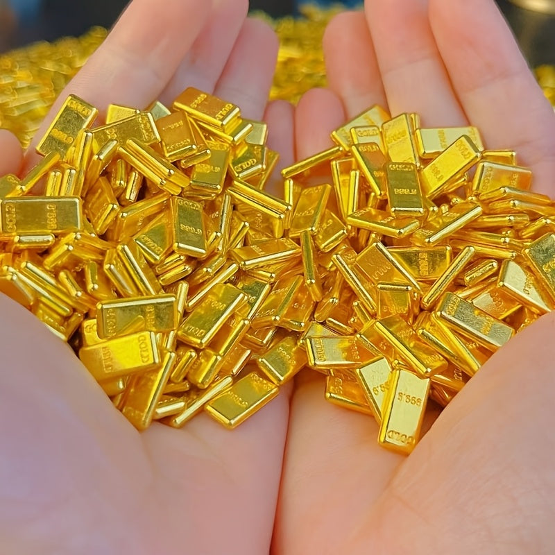 Mini Gold Bars (100 pcs) – Wealth Symbols for Gifts & Decor