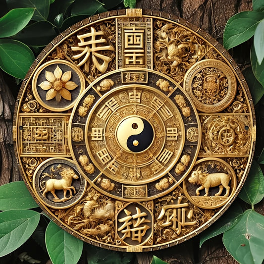 Feng Shui Coin Plaque – Lucky Wall Art for Wealth Boost