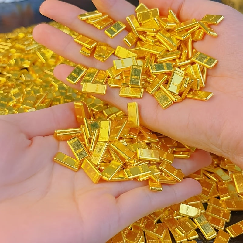 Mini Gold Bars (100 pcs) – Wealth Symbols for Gifts & Decor