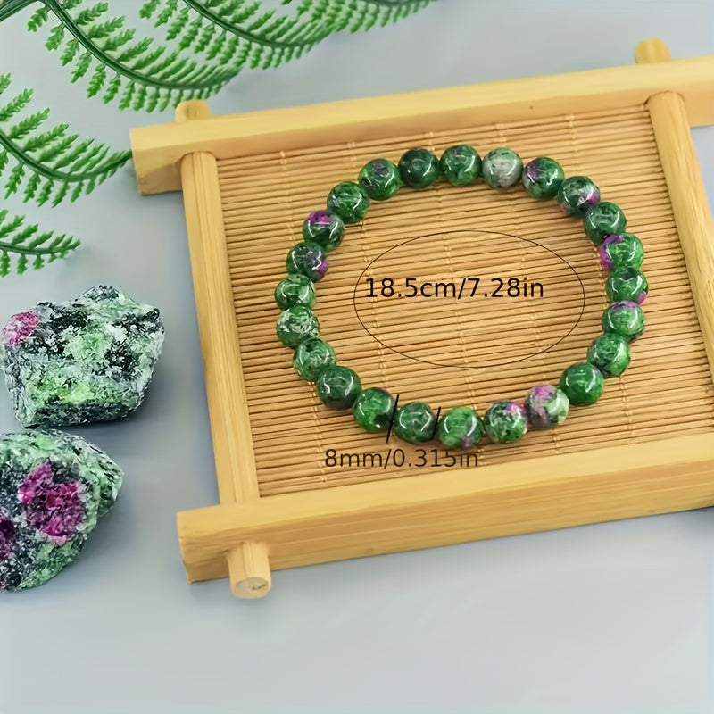 Relaxation Bracelet – Natural Epidote Stone for Calm Mind