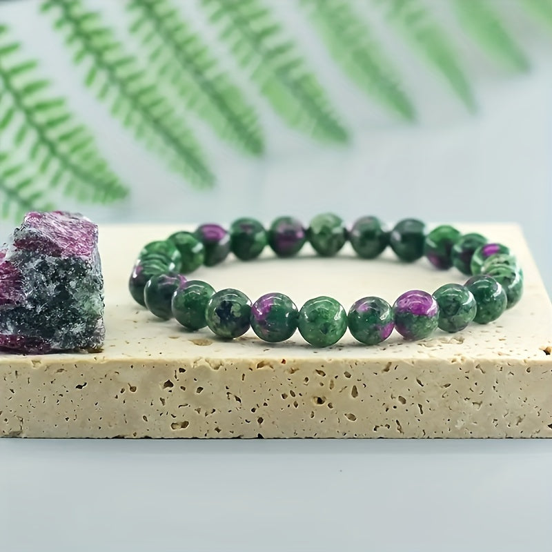 Relaxation Bracelet – Natural Epidote Stone for Calm Mind