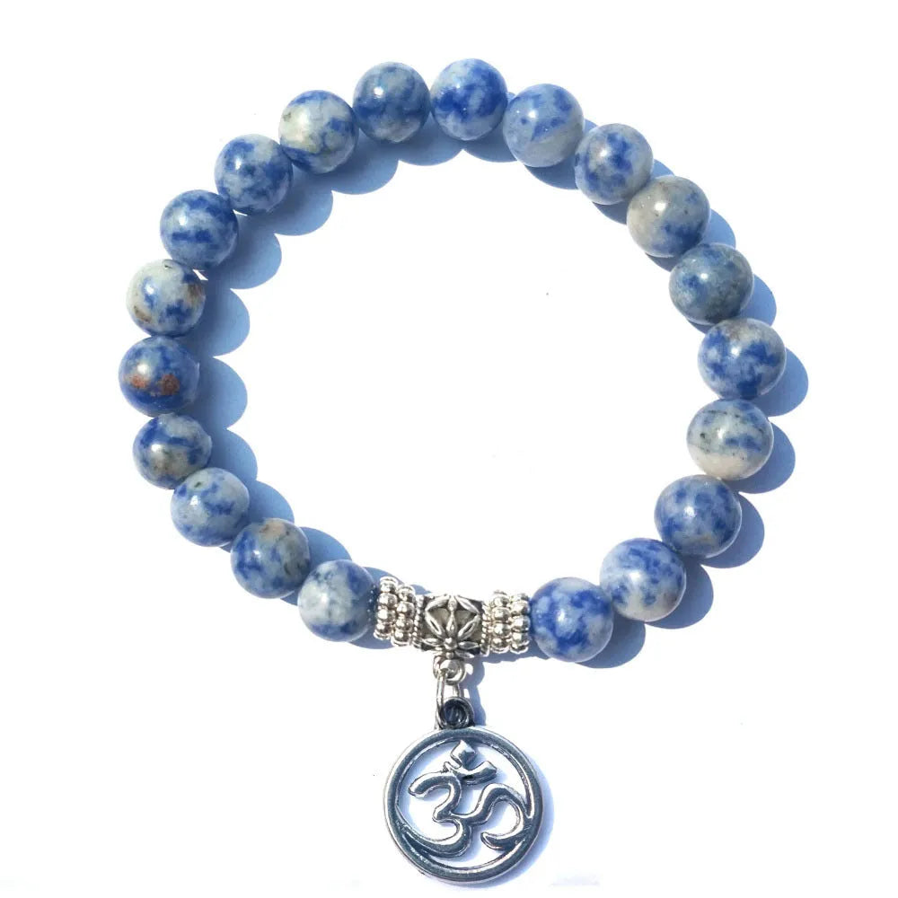 Blue Healing Bracelet – Soothing Natural Stone for Daily Focus