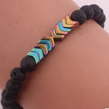 Blue Energy Stone Bracelet For Calm & Clarity