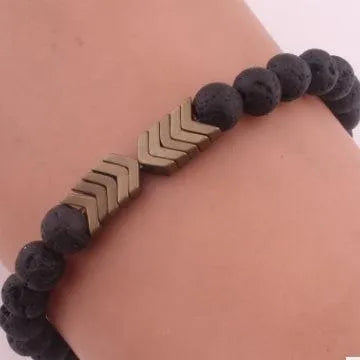 Blue Energy Stone Bracelet For Calm & Clarity