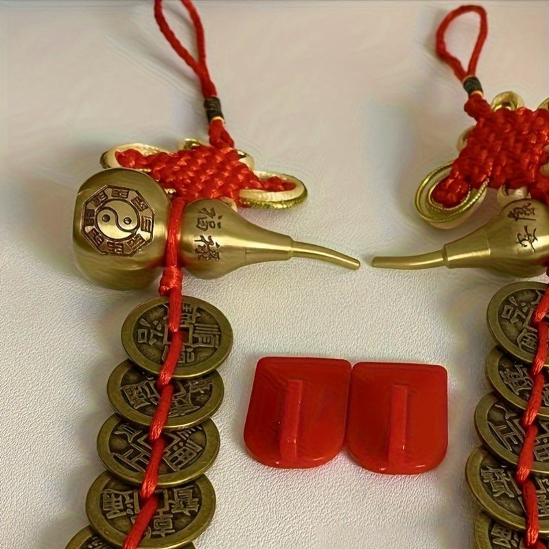 Copper Gourd Ornament – Traditional Wealth & Health Charm