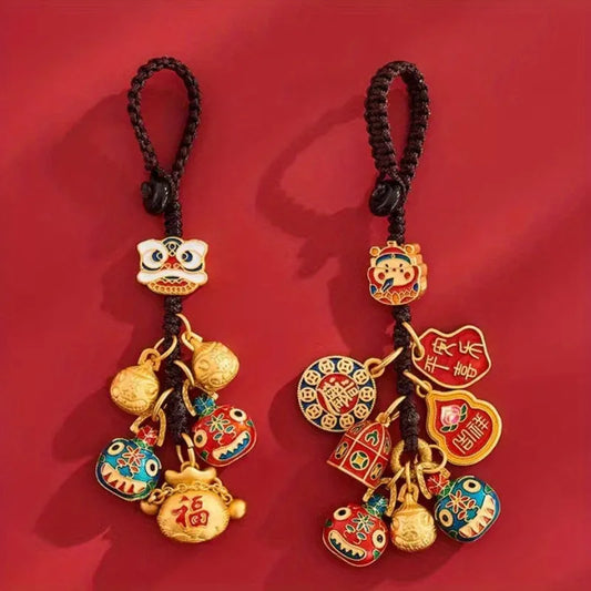 Golden Pixiu Keychain – Carry Luck & Wealth Daily