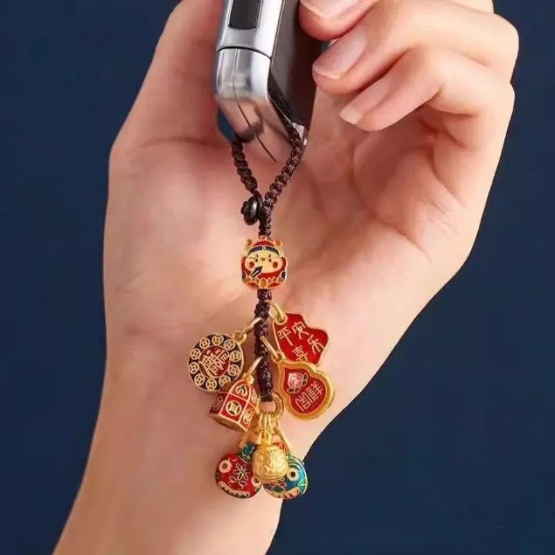 Golden Pixiu Keychain – Carry Luck & Wealth Daily