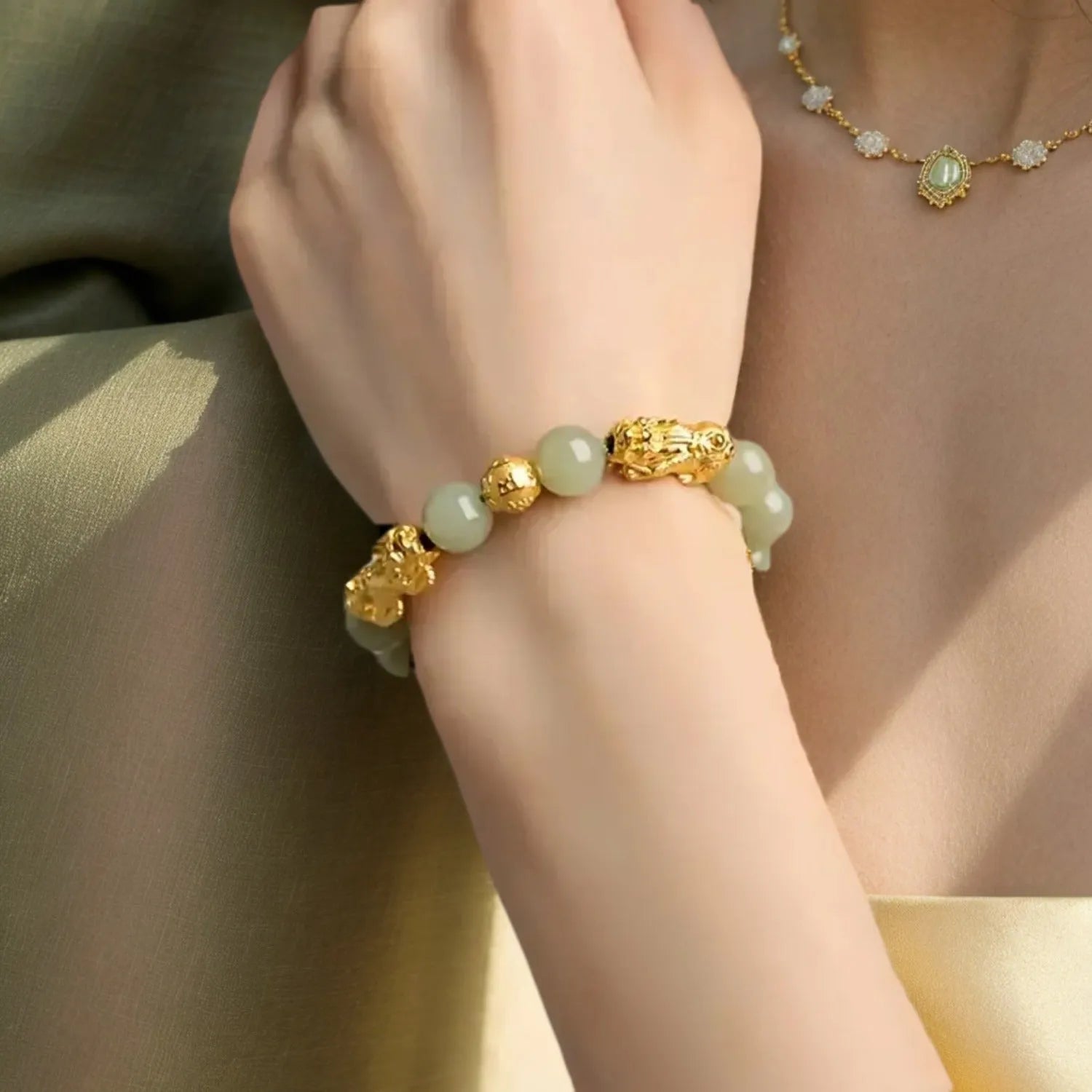 Wealth Pixiu Bracelet – Prosperity & Luck Beads, Ideal Holiday Gift