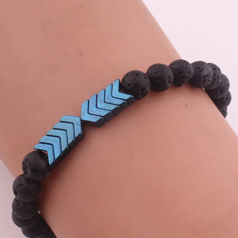 Blue Energy Stone Bracelet For Calm & Clarity