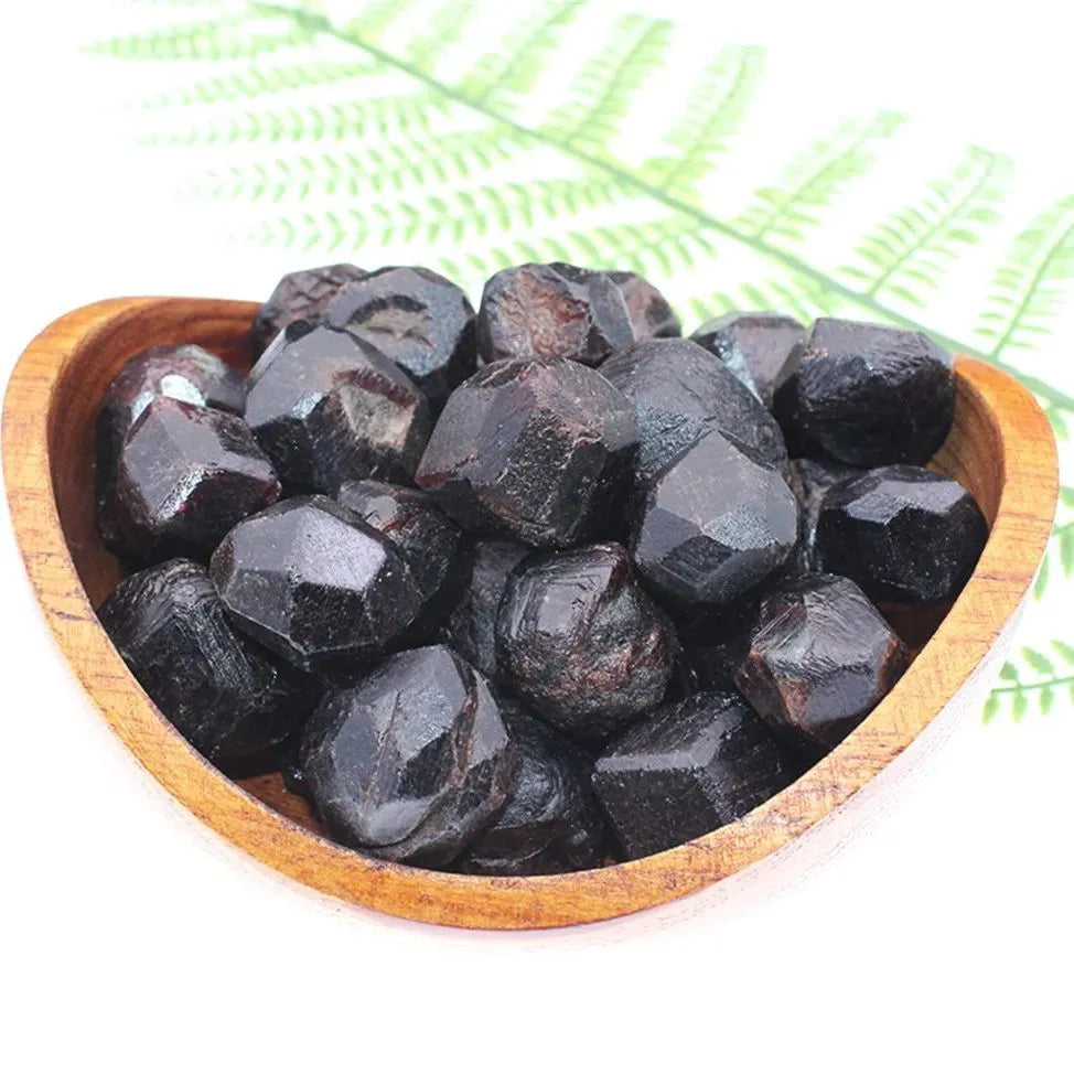 Authentic Red Garnet Crystal - Natural Rough Gemstone for Ho