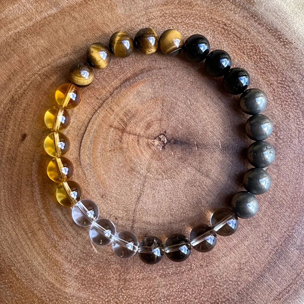 Tiger's Eye Bracelet – Attract Love & Success, 8mm Natural Beads
