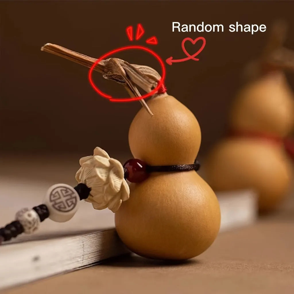 Natural Gourd Pendant – Good Luck Feng Shui Mascot & Gift
