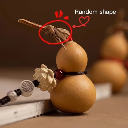 Natural Gourd Pendant – Good Luck Feng Shui Mascot & Gift